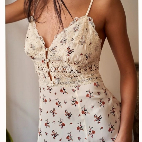 **1 Small Left**Free People Out & About Maxi Slip Dress - Picture 15 of 16